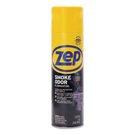 Zep Commercial® Smoke Odor Eliminator, Fresh Scent, 16 oz, Spray Can - Each - ZPE-ZUSOE16-EA