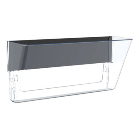 Storex Unbreakable Magnetic Wall File, Legal/Letter Size, 16" x 4" x 7", Clear - Each - STX-70325U06C-EA