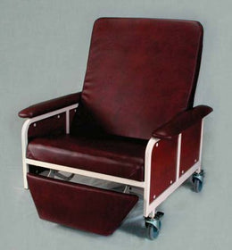 Graham-Field Bariatric Recliner Navy Blue Vinyl 4 Casters - Each - 7150P1199-EA