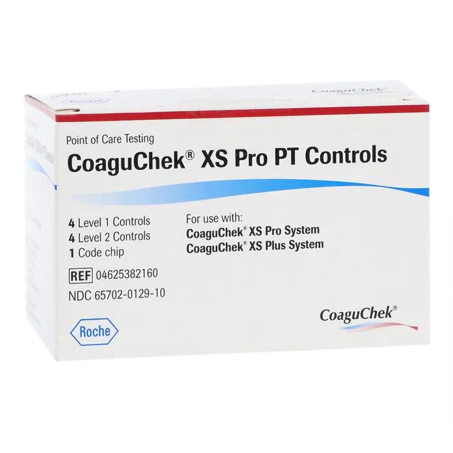Roche Diagnostics Coagulation Control CoaguChek® XS Plus Prothrombin Time Test (PT) 2 Levels - Each - 04625382160-EA