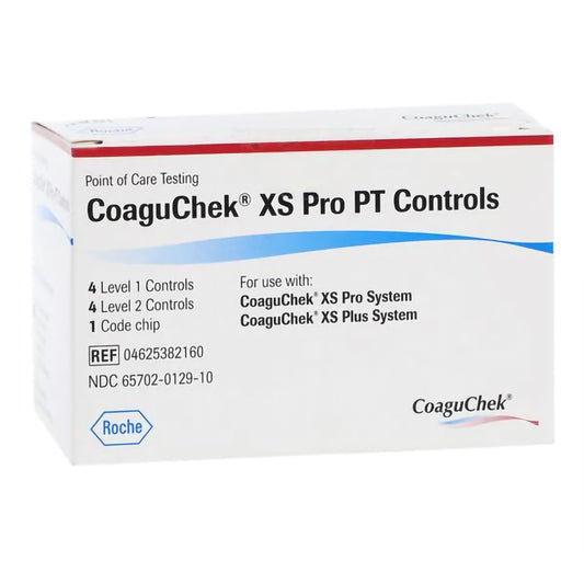 Roche Diagnostics Coagulation Control CoaguChek® XS Plus Prothrombin Time Test (PT) 2 Levels - Each - 04625382160-EA