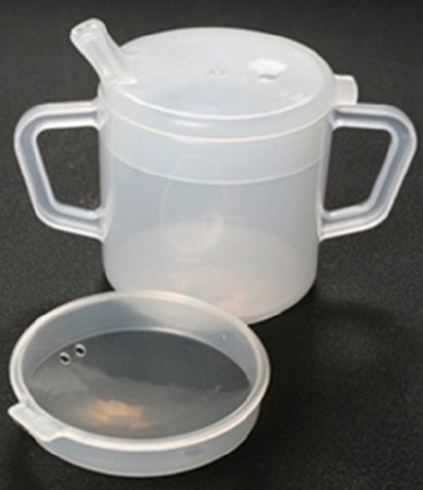 Alimed Drinking Mug AliMed® 6 oz. Clear Plastic Reusable - Case of 10 - 2970011247-CS