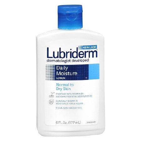 J & J Sales Hand and Body Moisturizer Lubriderm® 6 oz. Bottle Unscented Lotion - Each - 52800048816-EA