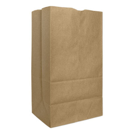 General Grocery Paper Bags, 57 lb Capacity, #25, 8.25" x 6.13" x 15.88", Kraft, 500 Bags - BD/1 - BAG-GX2560S-BD