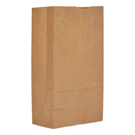 General Grocery Paper Bags, #12, 7.06" x 4.5" x 13.75", Kraft, 500 Bags - BD/1 - BAG-GK12500-BD