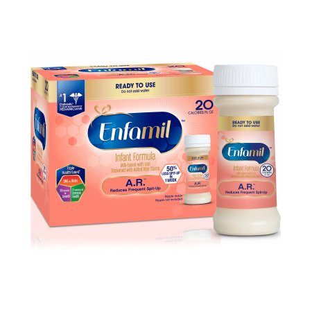 Mead Johnson Infant Formula Enfamil® A.R.™ 2 oz. Bottle Liquid Added Rice Spit Up - Case of 48 - 145301-CS