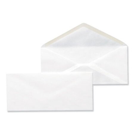 Universal® Open-Side Business Envelope, #10, Monarch Flap, Gummed Closure, 4.13 x 9.5, White, 500/Box - Box of 1 - UNV-35210-BX