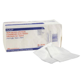 Gentell Nonwoven Sponge Dusoft 4 X 4 Inch 200 per Pack NonSterile 4-Ply Square - Case of 2000 - 94144-CS