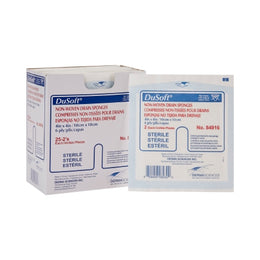 Gentell Drain Sponge DuSoft® 4 X 4 Inch Sterile 6-Ply - Pack of 1 - 84916-PK