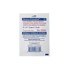 Gentell Non-Adherent Absorbent Pad Primapad® 2 X 3 Inch Sterile 1-Ply Rectangle - Case of 2400 - 83323-CS