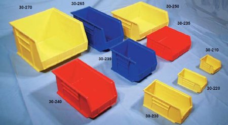 Healthmark Industries Storage Bin Blue Plastic 14-3/4 X 8.25 X 7 Inch - Each - 30-240 BL-EA