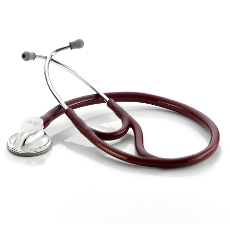 American Diagnostic Corp Cardiology Stethoscope Adscope® Burgundy 1-Tube 19 Inch Tube Single Head Chestpiece - Each - 600BD-EA