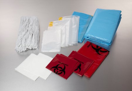 Medline Clean Up Kit QuickSuite - Case of 10 - DYKQSUITEB-CS