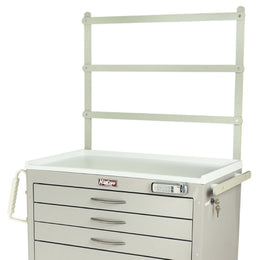 Harloff Cart Back Rail System Classic Line Medical Carts - Each - MD30-RBR3-EA