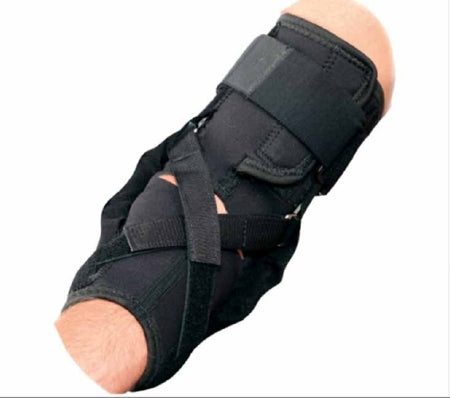 DJO Elbow Brace DonJoy® 2X-Large Strap Closure Left or Right Elbow 16 to 17-1/2 Inch Circumference Black - Each - 11-1003-6-06000-EA