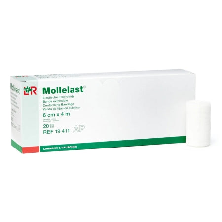 Patterson Medical Supply Conforming Bandage Mollelast® 2-3/5 Inch X 4-2/5 Yard 20 per Pack NonSterile Roll Shape - Pack of 20 - 55977702-PK