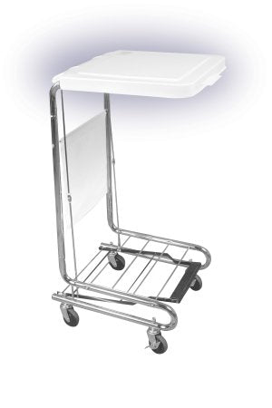 Drive Medical Hamper Stand Drive Medical Rolling Square Opening 36 to 42 gal. Capacity Foot Pedal Self-Closing Lid - Each - 13070-EA