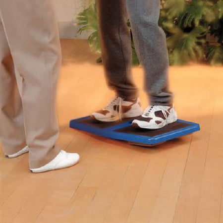 Patterson Medical Supply Balance Board Rolyan 16 X 25 X 2-1/2 Inch Black / Blue - Each - A852001-EA