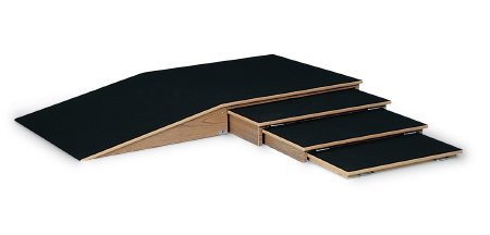 Hausmann Industries Ramp and Curb Training Set 88 L X 44 W X 8 H Inch - Each - 1200-EA