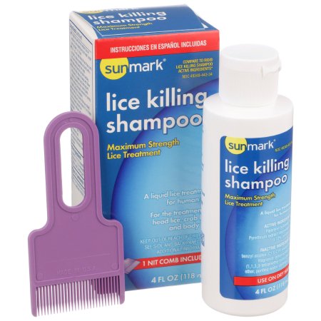 McKesson Lice Shampoo sunmark® 4 oz. Bottle Scented - Each - 49348044334-EA