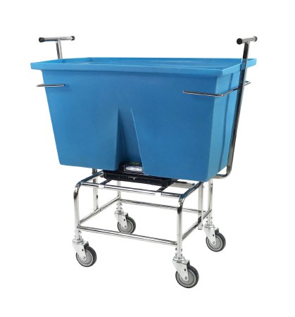 R & B Wire Products Mobile Laundry Scale with Tub 20 X 26 X 40 Inch - Each - RB51PL-EA