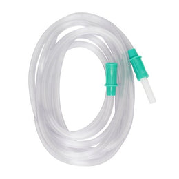 McKesson Suction Connector Tubing McKesson 10 Foot Length 0.188 Inch I.D. Sterile Female / Male Connector Clear Ribbed OT Surface PVC - Each - 16-66302-EA