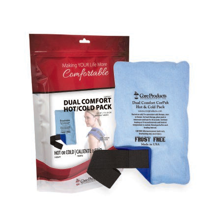 Core Products Hot / Cold Therapy Wrap Dual Comfort CorPak™ General Purpose Medium 6 X 10 Inch Fabric / Gel Reusable - Each - ACC-531-EA