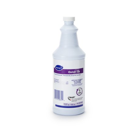 Lagasse Diversey™ Oxivir® Tb Surface Disinfectant Cleaner Peroxide Based Manual Pour Liquid 32 oz. Bottle Cherry Almond Scent NonSterile - Case of 12 - DVO4277285-CS