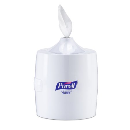 GOJO Wipe Dispenser Purell® White Plastic Manual Pull 1500 Count Wall Mount - Each - 9019-01-EA