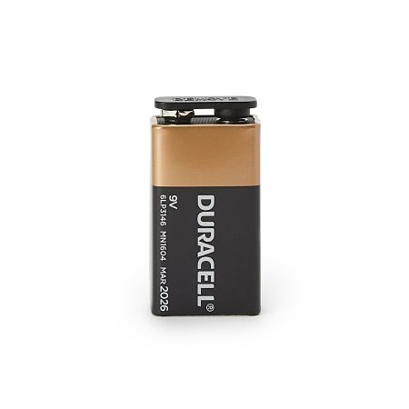 Duracell Alkaline Battery Duracell® Coppertop® 9V Cell 9V Disposable 12 Pack - Case of 72 - MN1604BKD-CS
