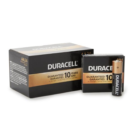 Duracell Alkaline Battery Duracell® Coppertop® AA Cell 1.5V Disposable 24 Pack - Box of 24 - MN1500BKD-BX