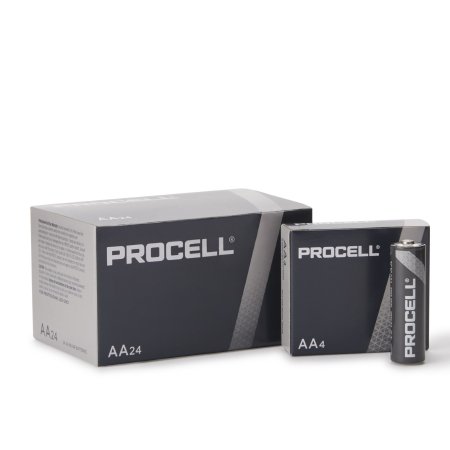 Duracell Alkaline Battery Duracell® Procell® AA Cell 1.5V Disposable 24 Pack - Case of 144 - PC1500-CS