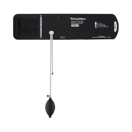 Welch Allyn Reusable Blood Pressure Cuff and Bulb FlexiPort® 40 to 55 cm Leg Nylon Cuff Thigh Cuff - Each - REUSE-13-2BV-EA