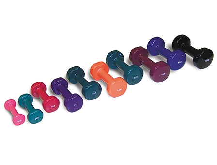 Hausmann Industries Dumbbell Set 5 Piece Set 1 lbs. / 2 lbs. / 3 lbs. / 4 lbs. / 5 lbs. - ST/1 - 5503-ST