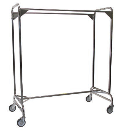 R & B Wire Products Double Garment Rack Chrome - Each - 722-EA