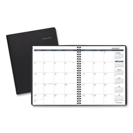 AT-A-GLANCE® Monthly Planner, 8.75 x 7, Black Cover, 12-Month (Jan to Dec): 2023 - Each - AAG-7012005-EA