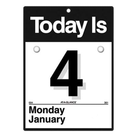 AT-A-GLANCE® Today Is Wall Calendar, 6.63 x 9.13, White Sheets, 12-Month (Jan to Dec): 2023 - Each - AAG-K100-EA