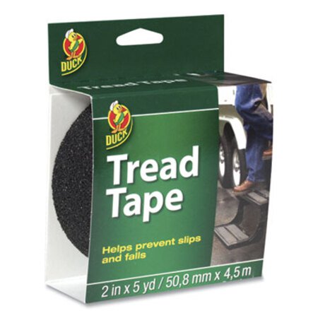 Duck® Tread Tape, 2" x 5 yds, 3" Core, Black - Roll of 1 - DUC-1027475-RL