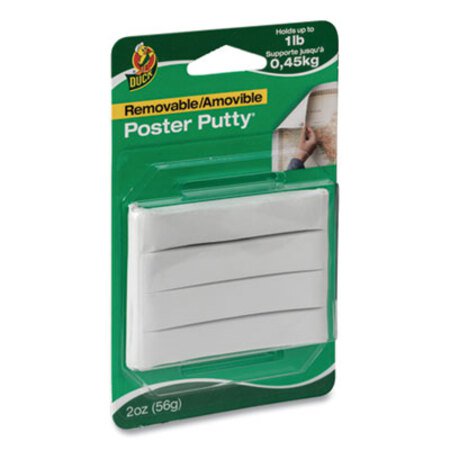 Duck® Poster Putty, Pliable and Reusable, 2 oz - Each - DUC-PTY2-EA