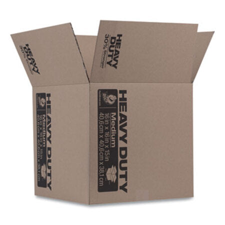 Duck® Heavy-Duty Boxes, Regular Slotted Container (RSC), 16" x 16" x 15", Brown - Each - DUC-280728-EA