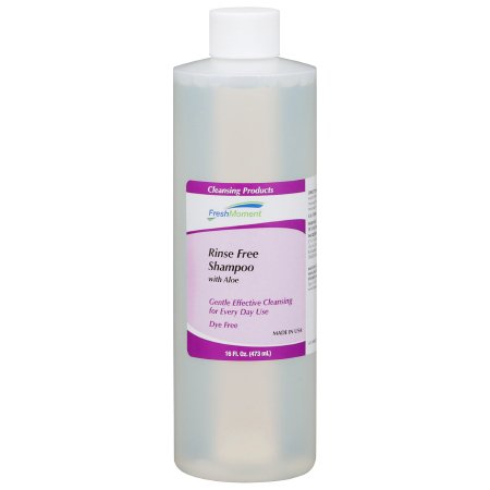 McKesson Medical Surgical Rinse-Free Shampoo Fresh Moment™ 16 oz. Bottle Floral Scent - Case of 12 - HDX-D0692-CS
