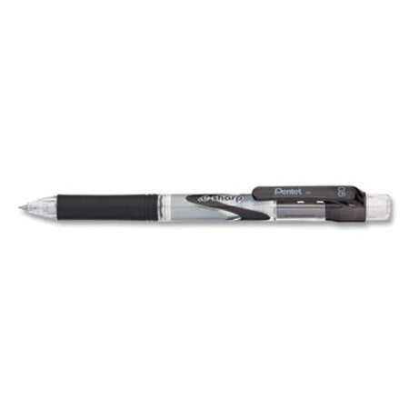 Pentel® .e-Sharp Mechanical Pencil, 0.5 mm, HB (#2.5), Black Lead, Black Barrel, Dozen - DZ/1 - PEN-AZ125A-DZ