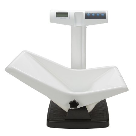Health O Meter Pediatric Scale Health O Meter® Digital LCD Display 50 lbs. / 23 kg Capacity White AC Adapter / Battery Operated - Each - 524KL-EA