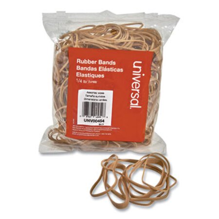 Universal® Rubber Bands, Size 54 (Assorted), Assorted Gauges, Beige, 4 oz Box - Pack of 1 - UNV-00454-PK