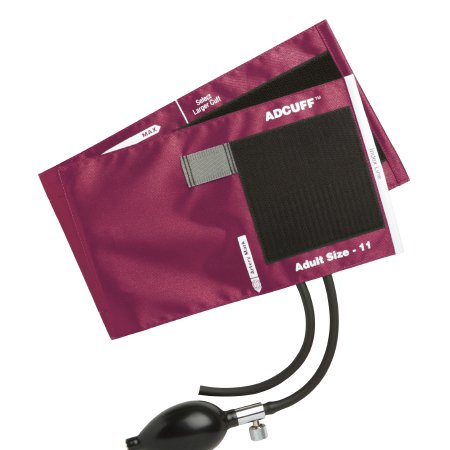 American Diagnostic Corp Reusable Blood Pressure Cuff and Bulb Adcuff™ 23 to 40 cm Arm Nylon Cuff Adult Cuff - Each - 865-11AM-EA