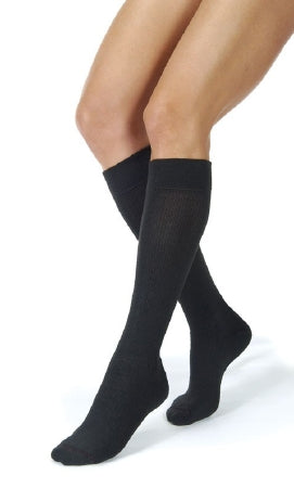BSN Medical Compression Stocking JOBST® ActiveWear Knee High Large Cool Black Closed Toe - Pair - 110495-PR