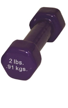 Fabrication Enterprises Dumbbell Hexagon Heads CanDo® 2 lbs. - Each - 10-0551-EA