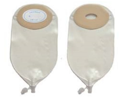 Nu-Hope Laboratories Urostomy Pouch Nu-Flex™ Nu-Comfort™ Two-Piece System Drainable Deep Convex - Box of 10 - 40-8835-DC-BX