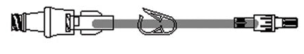 ICU Medical IV Extension Set 20 Inch Tubing - Case of 50 - B9900-128-CS
