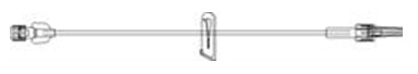 ICU Medical IV Extension Set Small Bore 60 Inch Tubing - Case of 50 - B2032-CS